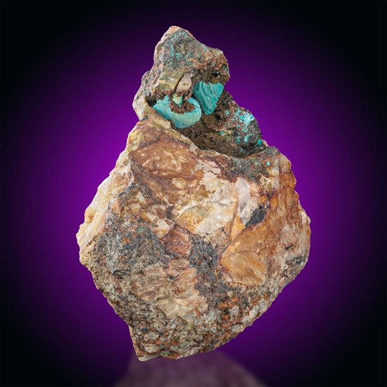 Chalcophyllite-Wheal Gorland | St. Day | Cornwall | England